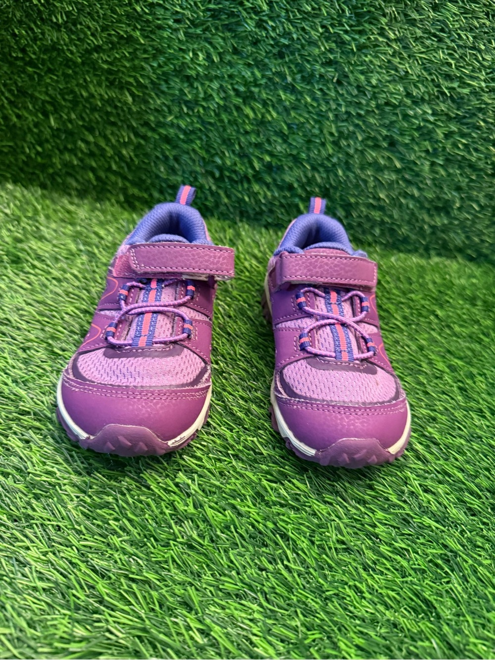 Merrell youth girls Trail Quest purple mesh with Hook-and-Loop Closure 9c